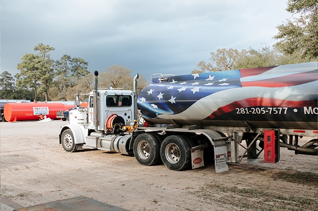 Delivery of Propane in Midland, Texas